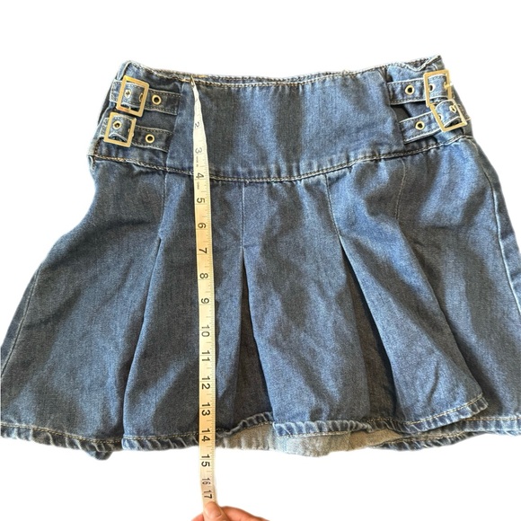 Princess Polly Blue Denim Y2K Skater Skirt *Please see measurements* - Picture 10 of 10
